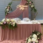 Skirting/ falbana w kolorze brudny róż regulowana szerokość